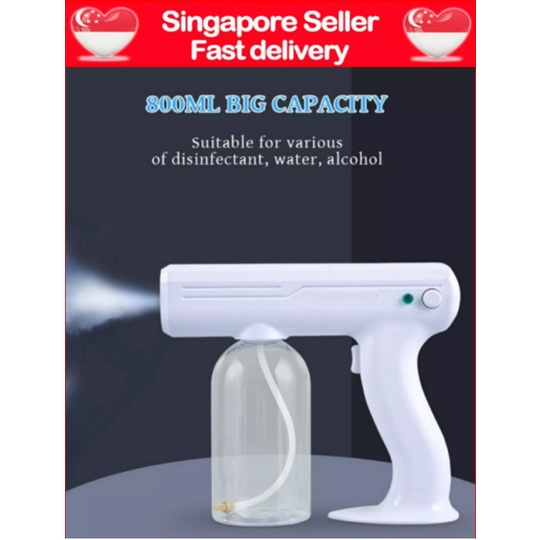 Sanitizer Spray Machine Handheld Disinfection USB Rechargeable Blue Ray