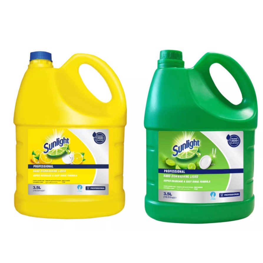 SUNLIGHT DISHWASHING LIQUID 3.5L (LIME/LEMON) MAX 2 BOTTLE Shopee