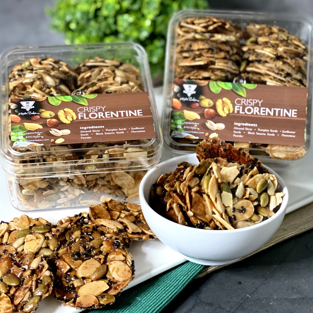 Hipster Bakes Crispy Florentines Muslim Owned Raya Cookies Kuih Raya Shopee Singapore