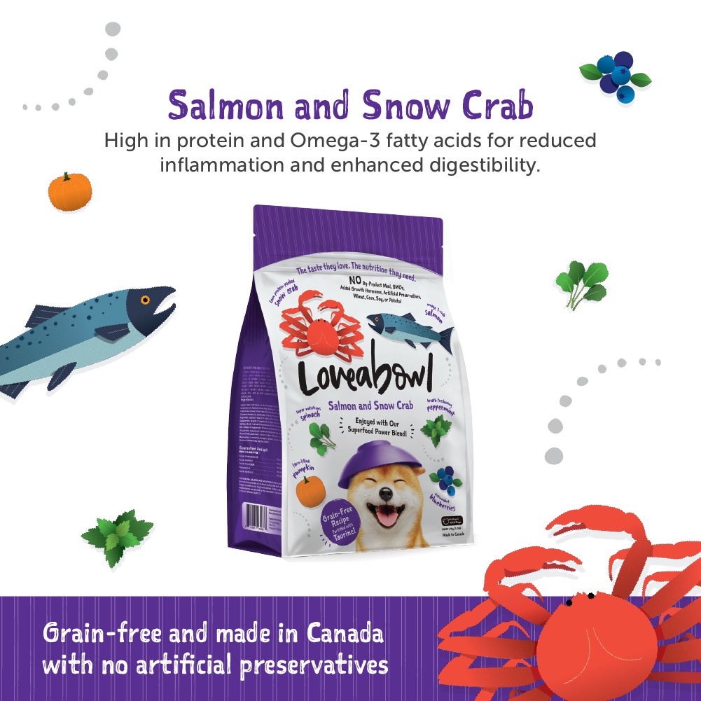 Loveabowl Grain Free Dry Dog Food 250g | Complete Diet, Kibbles ...