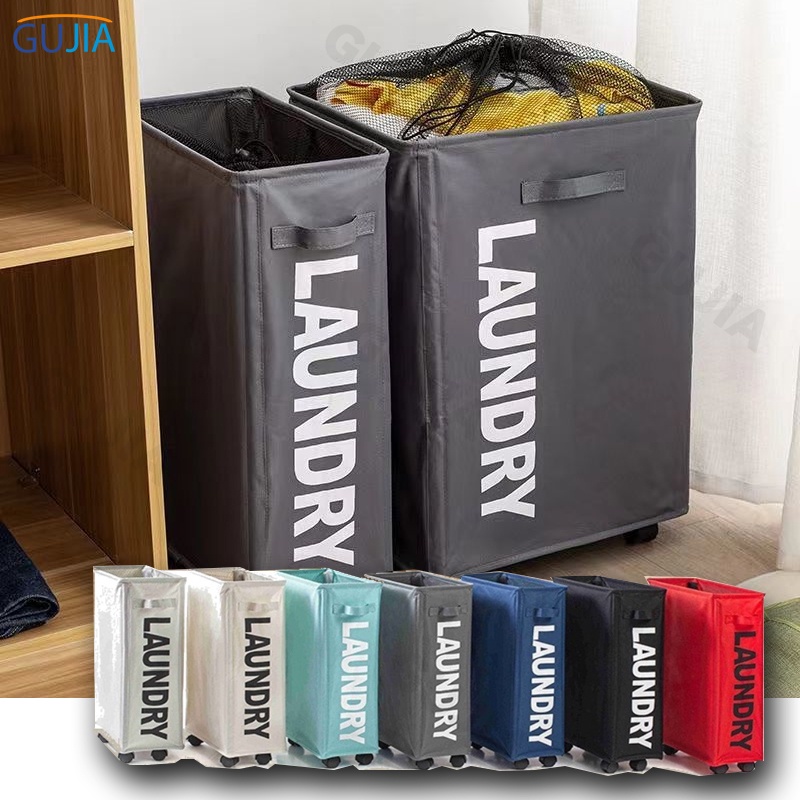 CLEAN Laundry Basket Laundry Bag Foldable Bag Organiser Bathroom Laundry Sorting Basket With