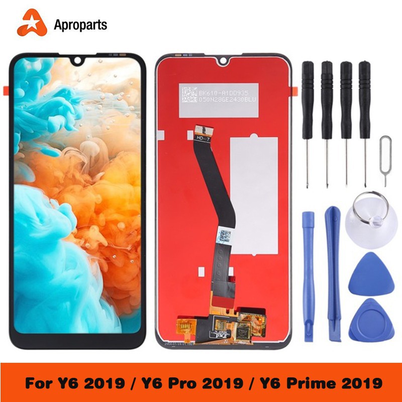 For Huawei Y6 Pro 2019 Lcd Display Touch Screen Assembly Shopee Singapore
