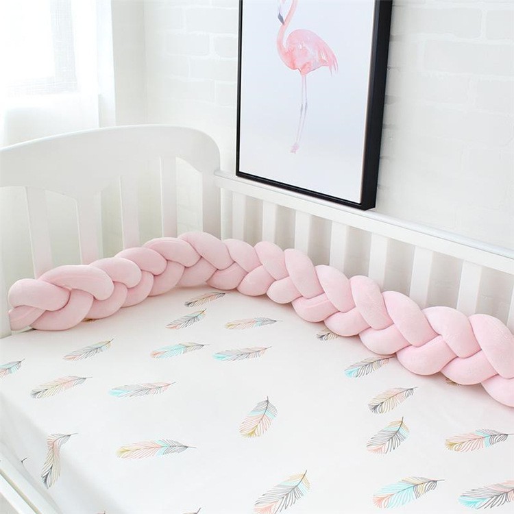 plush crib bumper