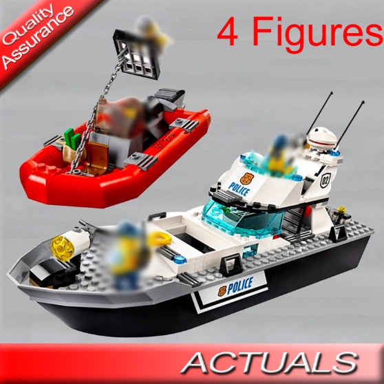 lego city boat police