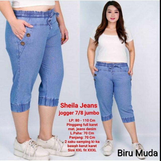 Jogger 7 8 Sheilla Jeans Denim Jumbo Jumbo Short Jogger Cheap Jumbo Jogger Pants Shopee Singapore