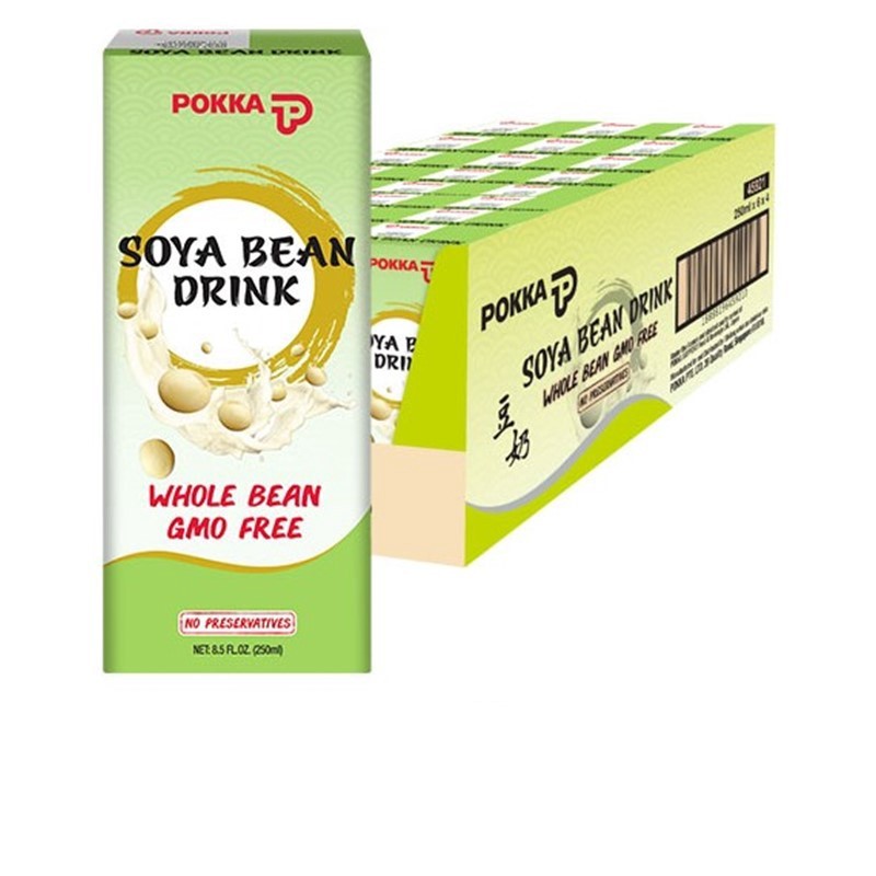 Pokka Soya Bean Drink (6s x 4 x 250ml) Shopee Singapore