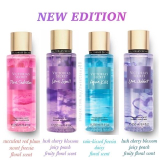 ship fast-Victoria's @Secret_Perfume Body Mist NEW COLLECTION perfume/ Lotion Moonlight Peony Midnigh Fragrance 250ML