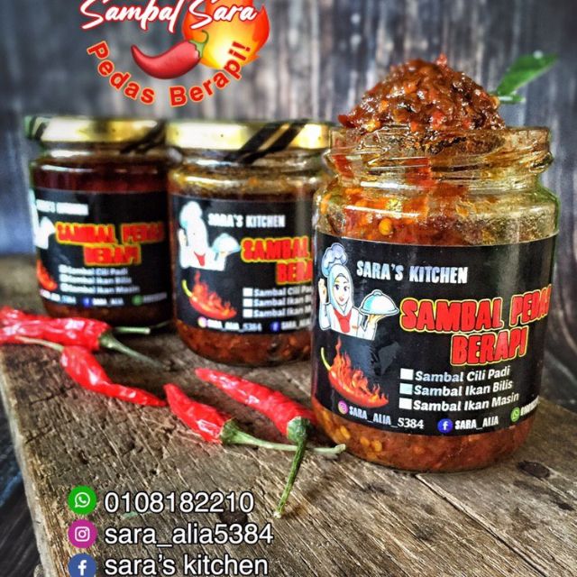 Shop Malaysia Sambal Cili Padi By Sara S Kitchen Shopee Singapore