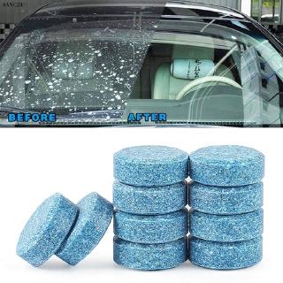 10PCS Car Windshield Cleaner Glass Cleaner Car Solid Wiper Window Cleaning 2Gram ready stock
