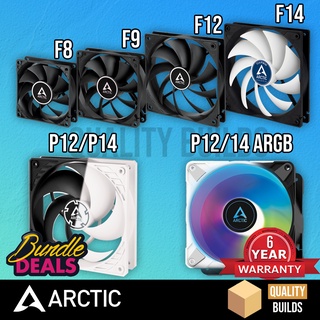 ARCTIC PWM PST P12 P14 F8 F9 F12 F14 80mm 92mm 120mm 140mm Slim ARGB PST RGB  White Black Case Chassis Cooling Quiet