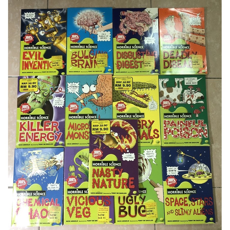 Shop Malaysia Preloved Horrible Science Collection Shopee Singapore