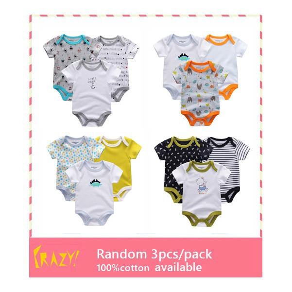3Pcs Baby Clothes Baby Clothes jumpsuit 