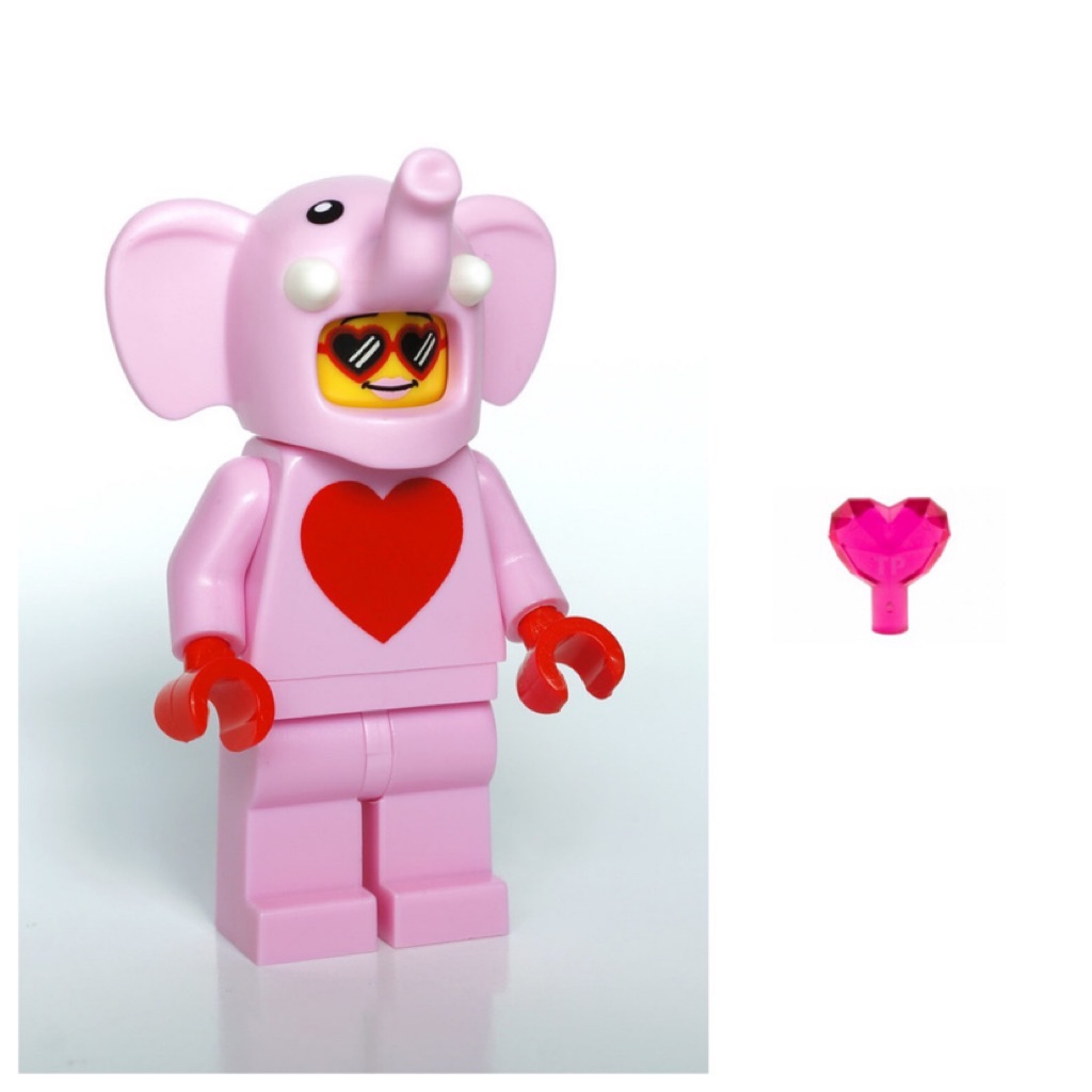Toytoy LEGO Pink Elephant with Pink 