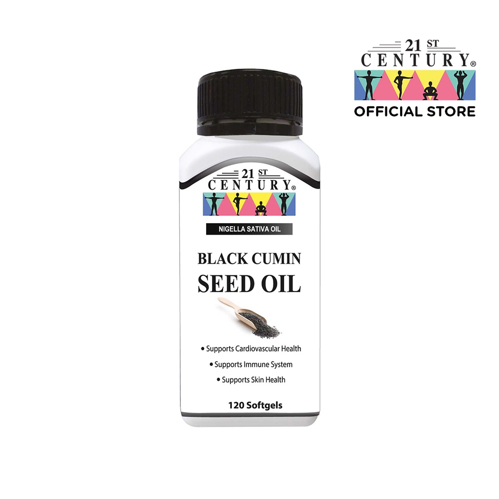 21st Century Black Cumin Seed Oil 120 Softgels Ultra Refined Cold   Ded3c22cdad26b99b785143dff60b951