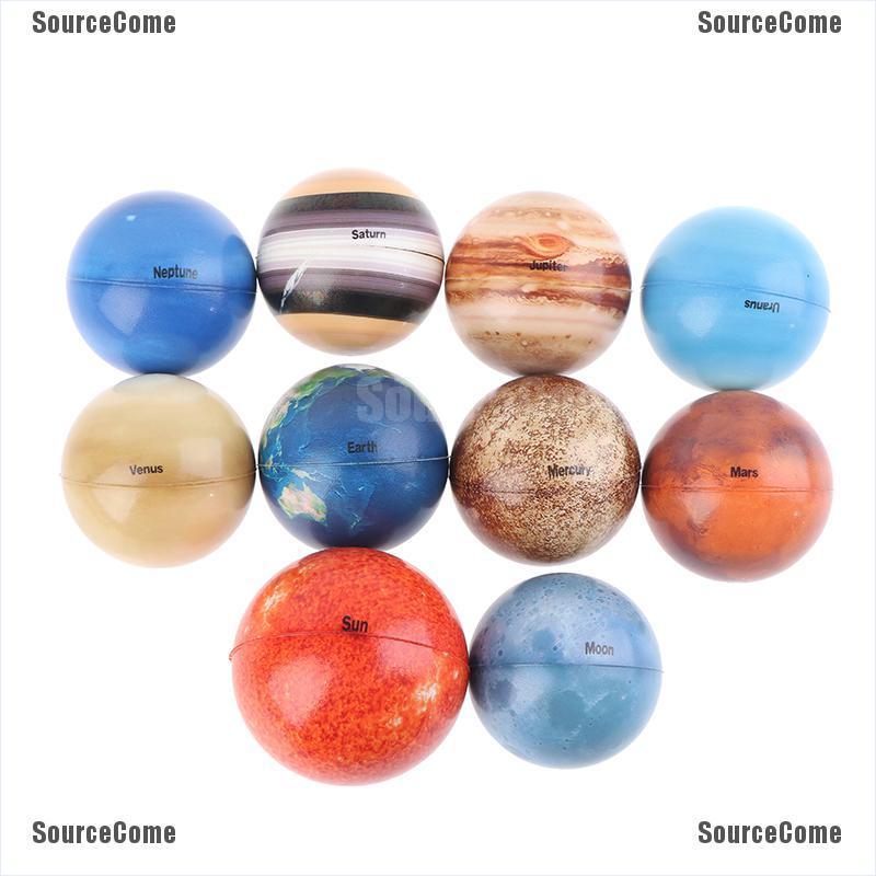 9Pcs 6.3cm Eight Planets Sun Earth Moon 