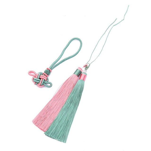 Exceart 20 Pcs Chinese Knot Tassels Rayon Silk Tassels Mini Tassels for Earring Jewelry Making,DIY Craft Accessory 