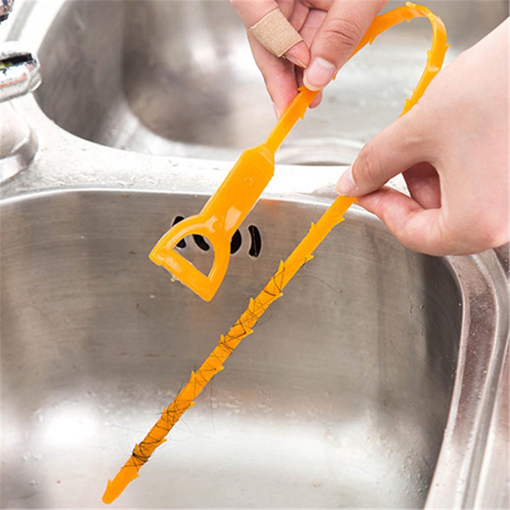 Kitchen Drain Sink Cleaner Bathroom Unclog Drain Clog Hair Removal Stabs Tool #2