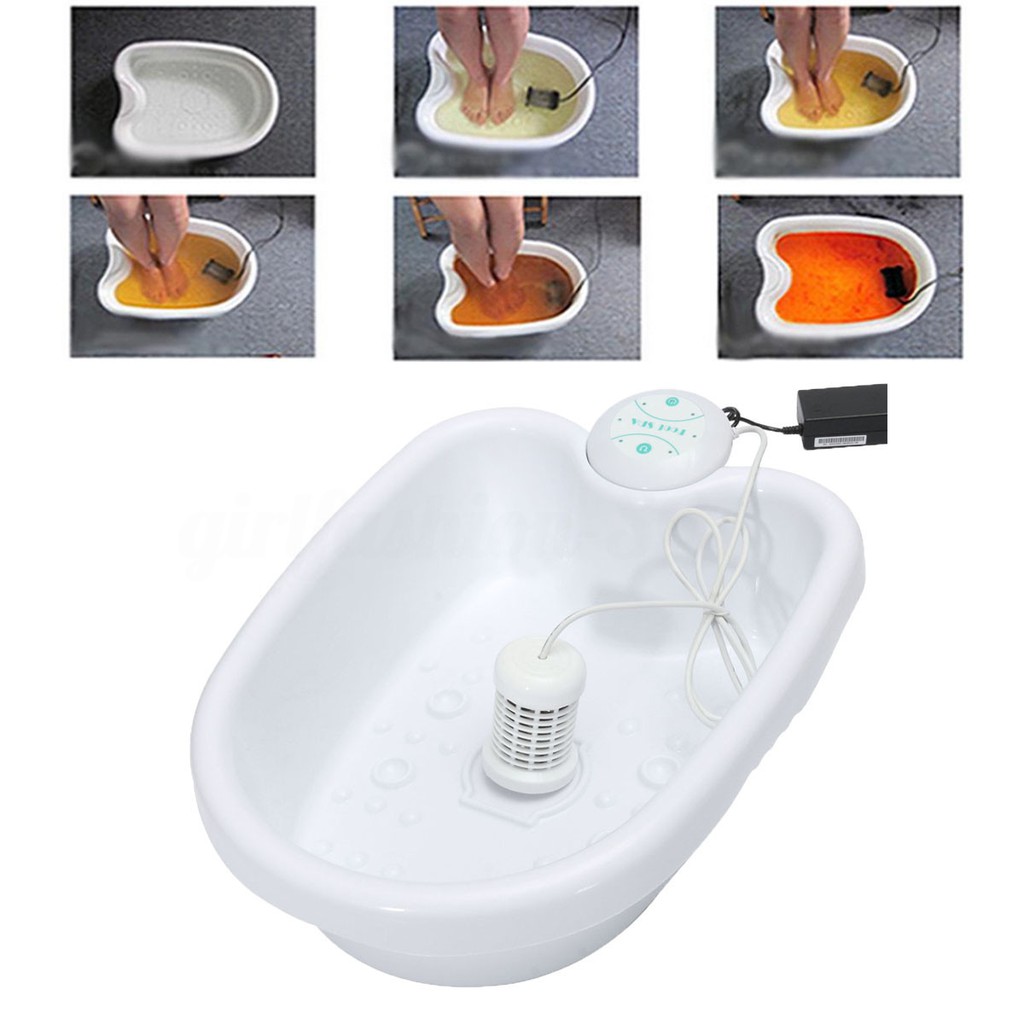 Ionic Ion Detox Foot Spa Bath Cleanse Health Care Relief Machine Tub ...