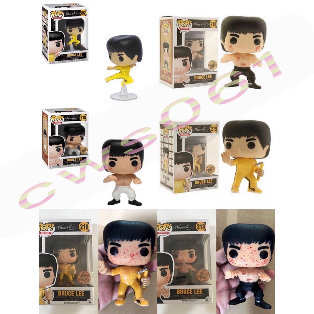 FUNKO POP! Movies Bruce Lee#592 Bruce Lee 218/219# Bait Exclusive Limited  Bloodstain Ver. Figurines | Shopee Singapore