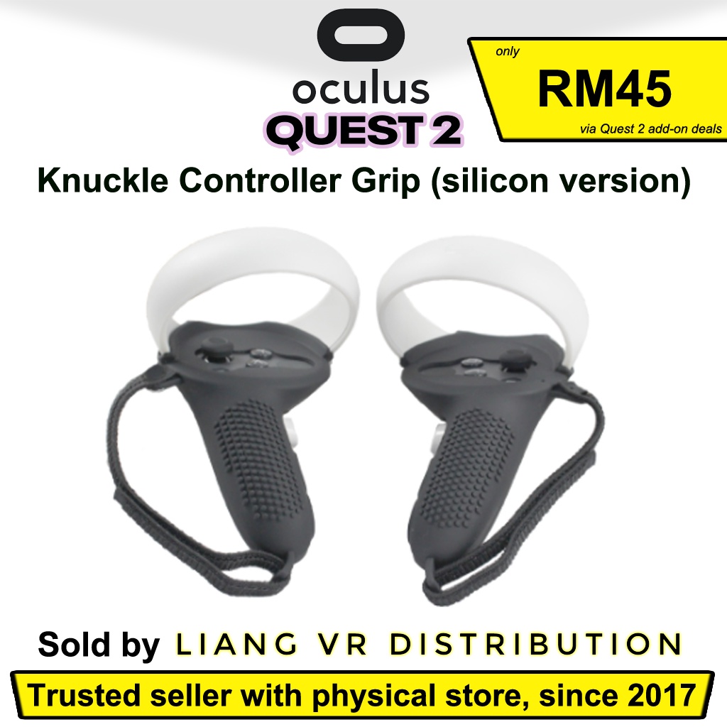 Shop Malaysia Knuckle Style Grip Cover Strap Silicone Version For Oculus Quest 2 Oculus Touch Controllers Shopee Singapore