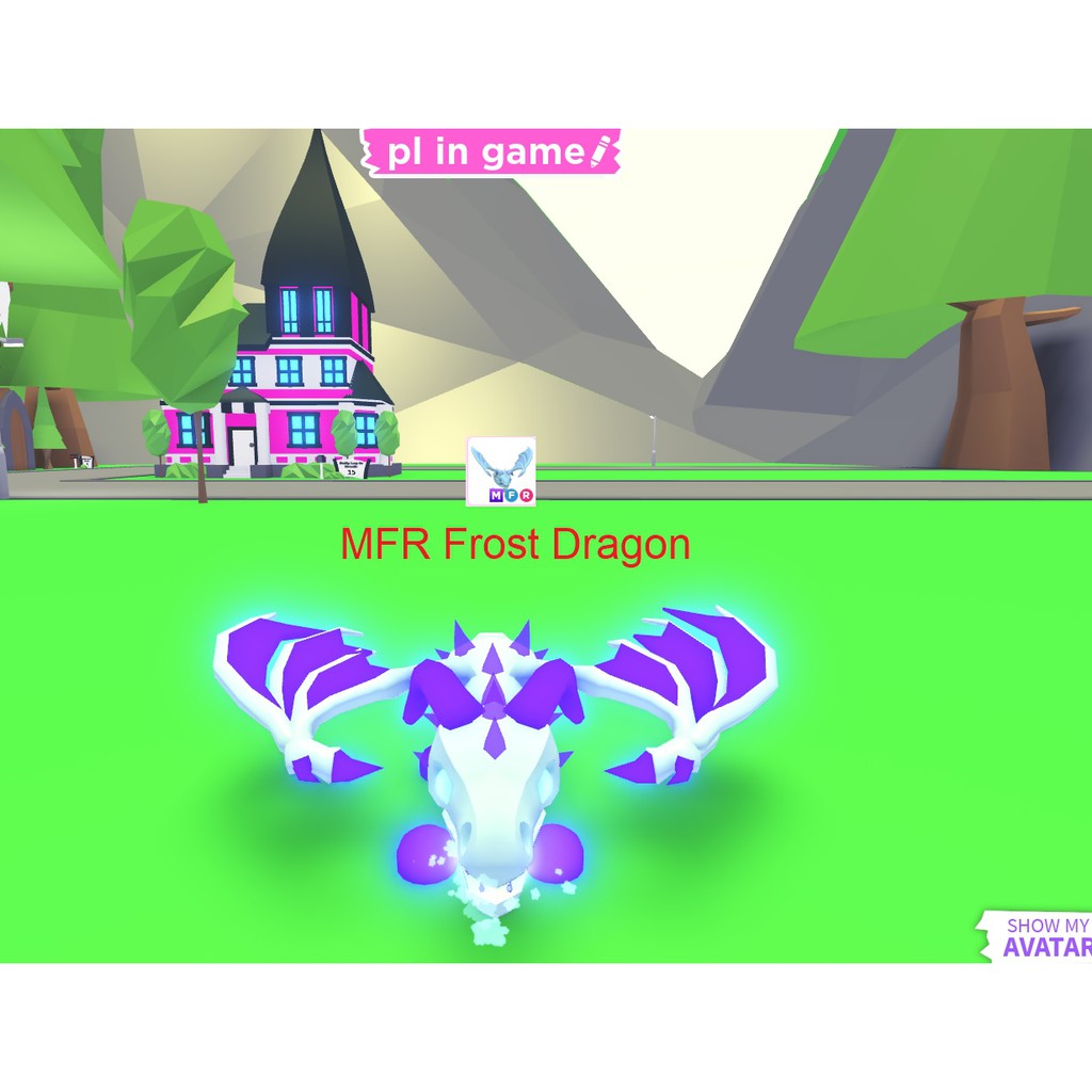 Mfr Frost Dragon Adopt Me Roblox Shopee Singapore - roblox frost dragon