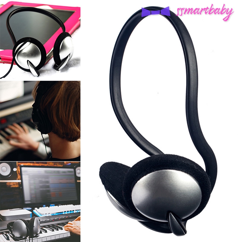 wired neckband headphones with mic
