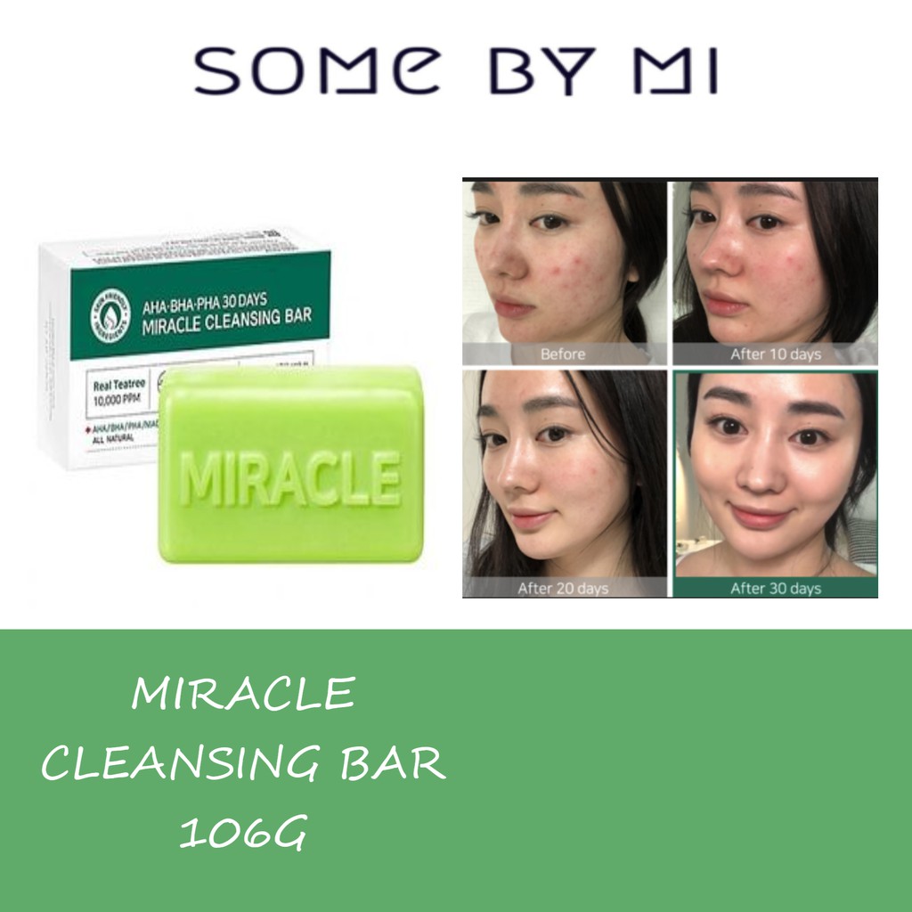 Some By Mi Aha Bha Pha 30 Days Miracle Cleansing Bar 1pc Shopee Singapore