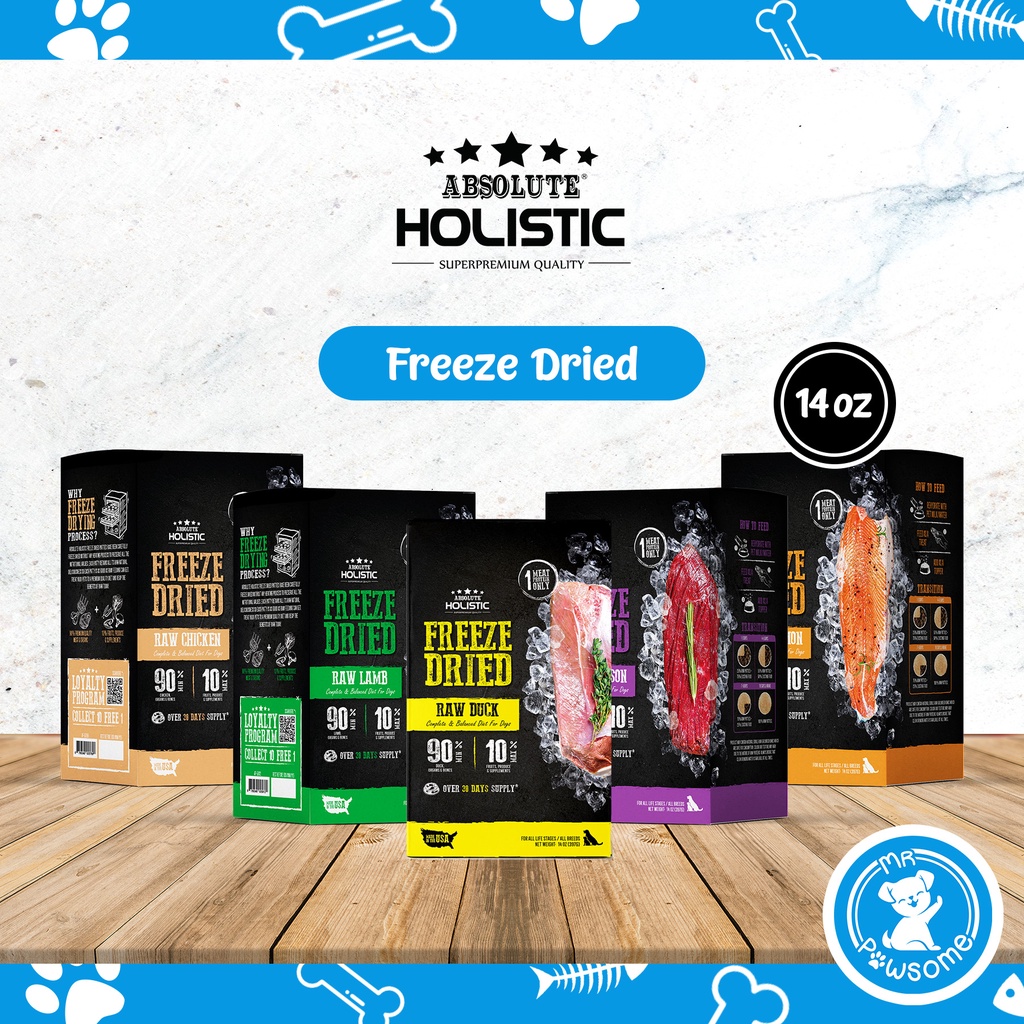 Absolute Holistic Freeze Dried Patties Dog Food 14oz Shopee Singapore