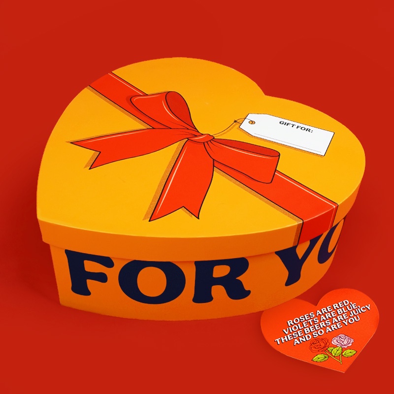 "Thirsty For You" Valentine's Day Craft Beer Gift Box (12 Beers) Shopee Singapore