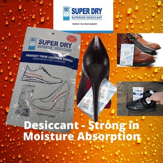 Image of Super Dry Desiccant Dehumidifier ( 5G X 4 Pkts) Moisture Absorber for Shoe like Silica Gel 干燥剂 Penyerap Lembapan Kasut