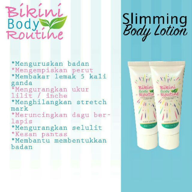 Bikini Body Routine Lotion Shopee Singapore