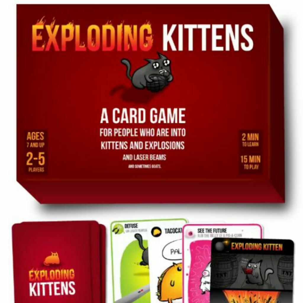 Exploding Kittens | Saboteur Card Games | Shopee Singapore