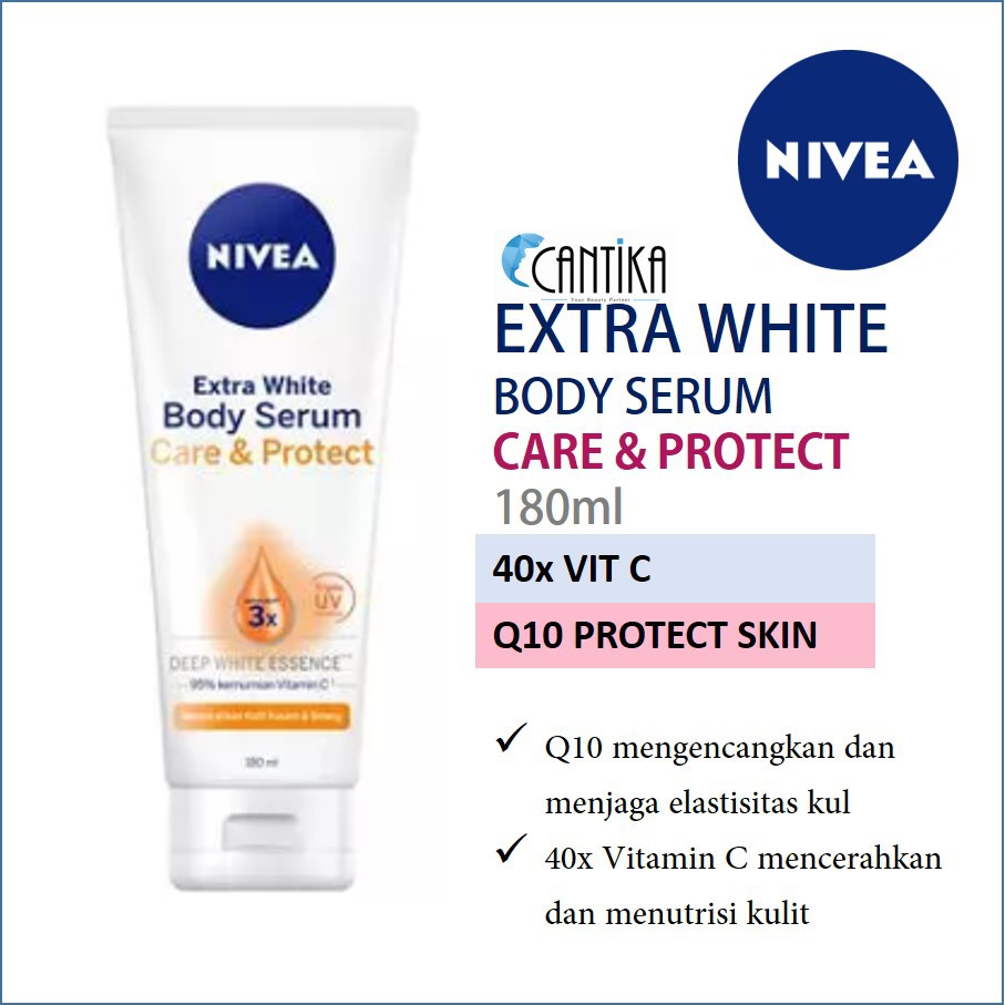 nivea body serum care & protect