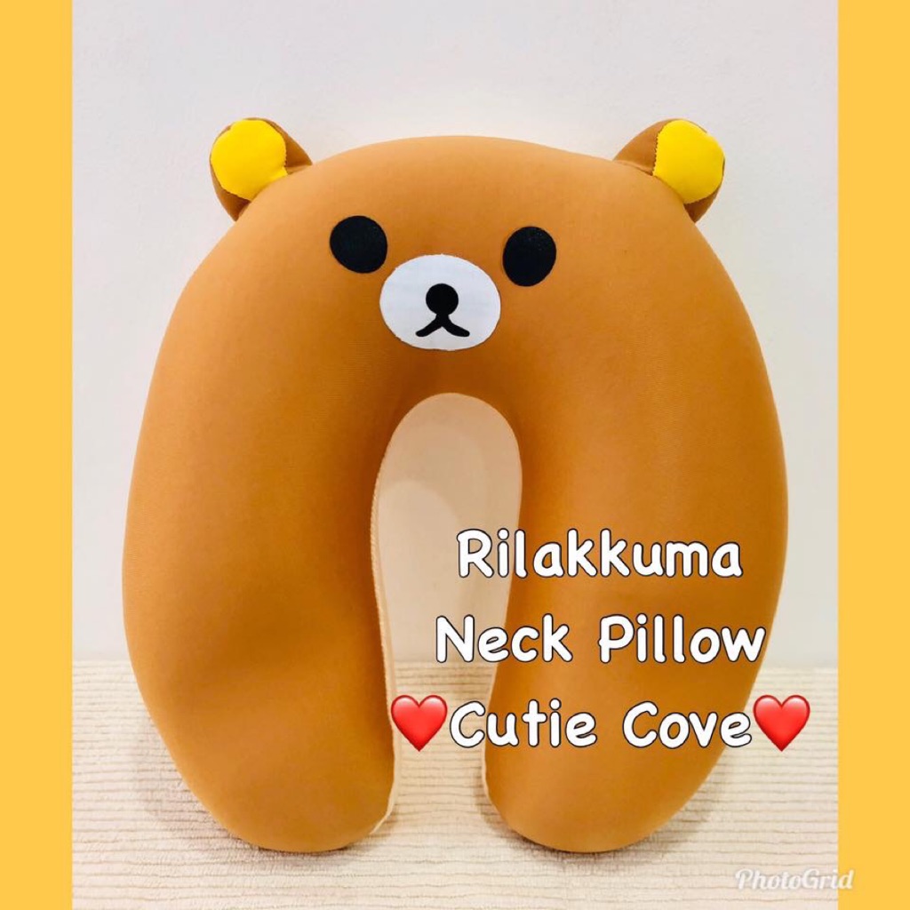Rilakkuma Neck Pillow Shopee Singapore
