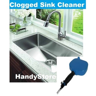 Clogged Pipe Cleaner Kitchen Sink Choke Toilet Bathroom