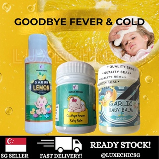 [SG SELLER] Fever and cold remedy | Fever balm | Lemon Soap | Garlic Balm | Fever Set | Lemon Balm | Fever | Baby Fever