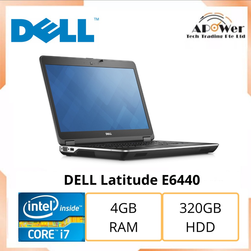 Dell Latitude E6440 14 I7 4gen 8g 500g Shopee Singapore