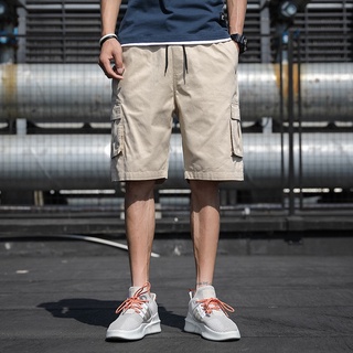 M-9XL Summer Cargo Shorts Men Cotton 