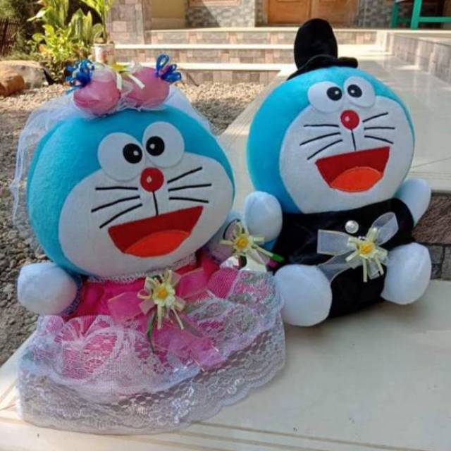 doraemon wedding doll