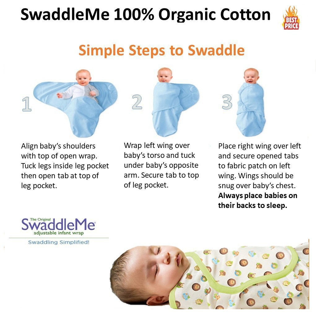 New Arrival Asha Baby Swaddle Me Asha Dlepod Swaddle Baby Blanket Swaddle Bedung Baby Bedung Baby Blanket Shopee Singapore