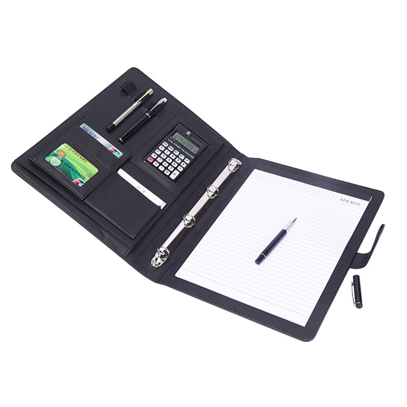 8 Packets A4 Pu Ring Binder Display Book Folders With Calculator Shopee Singapore