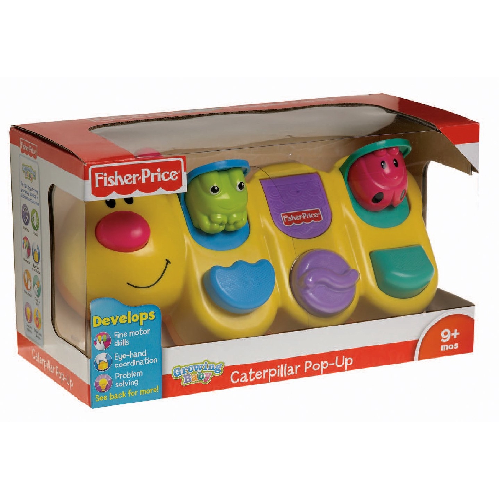 fisher price caterpillar pop up