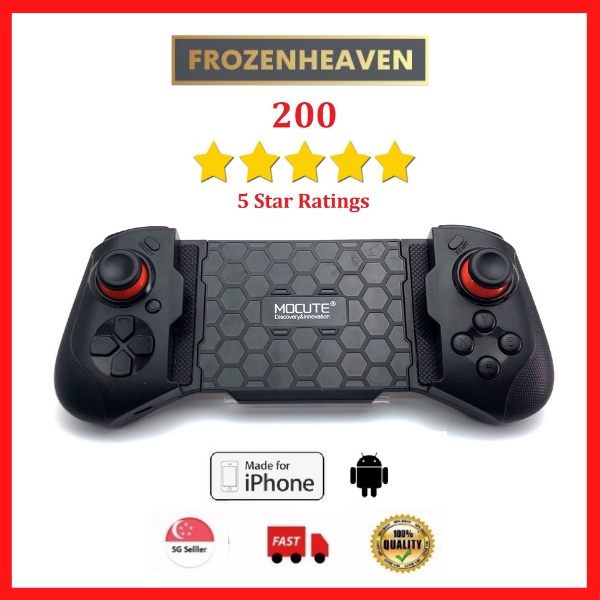 Ready Stock M6 T6 X6 X7 Pro Mocute 060 Wireless Bluetooth Gamepad