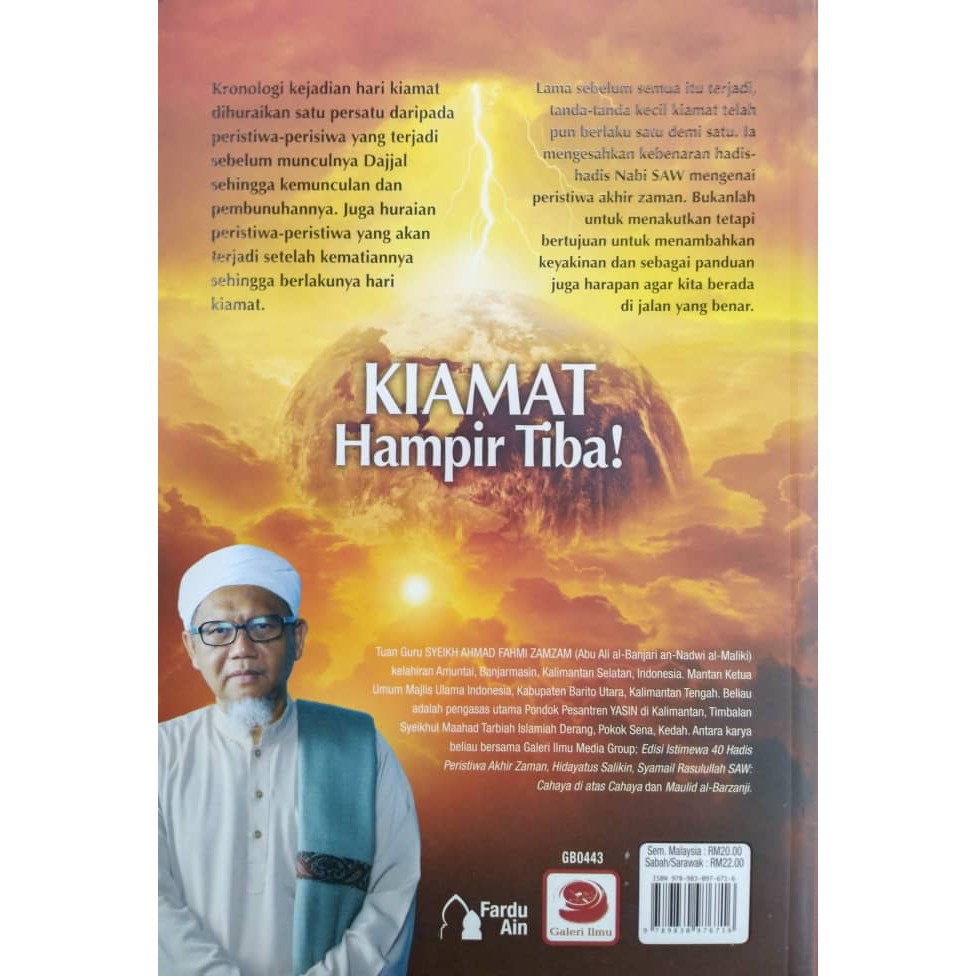 Kiamat Hampir Tiba Special Edition Shaykh Ahmad Fahmi Zamzam Shopee Singapore