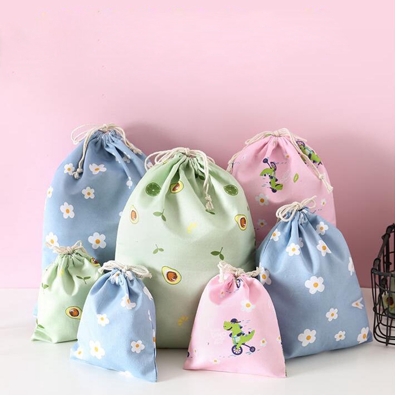 Basil 100Pcs Drawstring Candy Bags Drawstring Gift Pouch Travel Cosmetics Bag 