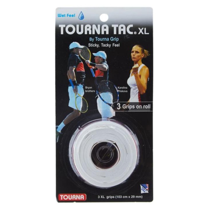 Overgrip Tourna Tac - Presa Antiscivolo Per Racchette Tennis, Confezione Da 3, Blu - Foto 5