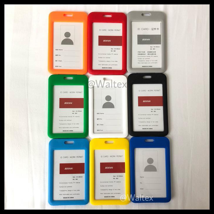 Id Card Holder Name Tag Id / Card Holder / Place Id Card 2 Side Black