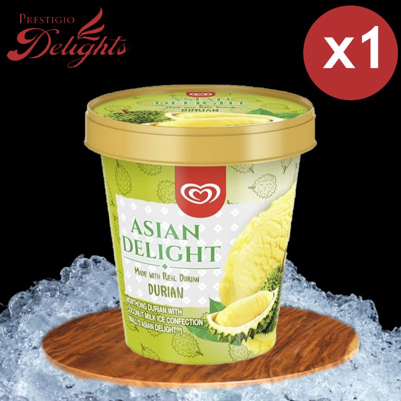 Wall S Asian Delight Coconut Ice Cream Tub 705ml By Prestigio Delights Shopee Singapore