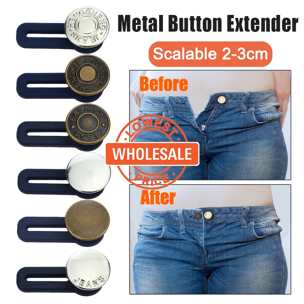 [Wholesale Price]Magic Metal Button Extender for Pants Jeans /Free