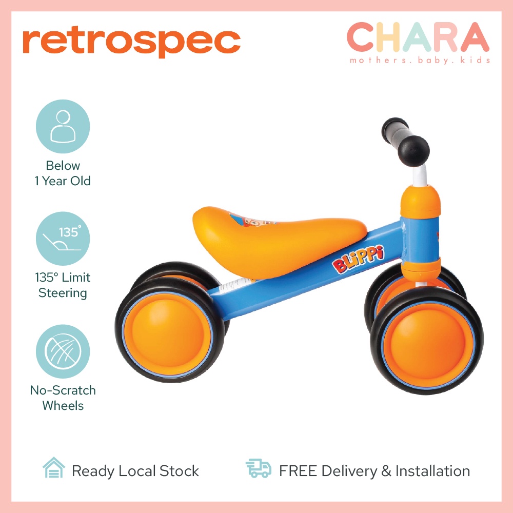 Retrospec Cricket Baby Walker Balance Bike (Blippi) Shopee Singapore